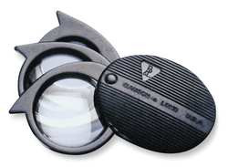 BAUSCH & LOMB 81-23-67 FOLDING POCKET MAGNIFIER,20D TO 80D