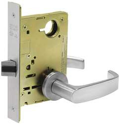 SARGENT 8215 LNL 26D GRADE 1 PASSAGE OR CLOSET MORTISE LOCK, 