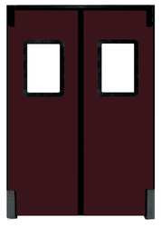 CHASE 8496RDBUR H1840 SWINGING DOOR 8 X 7 FT BURGUNDY