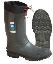BAFFIN INC. 8563-0000-394-12 E7852 MIDCALF BOOT MEN 12 STL TOE GRN 1P