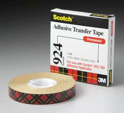 SCOTCH 924-29WT17 ADHESIVE TRANSFER TAPE ACRYLIC 60 YD.
