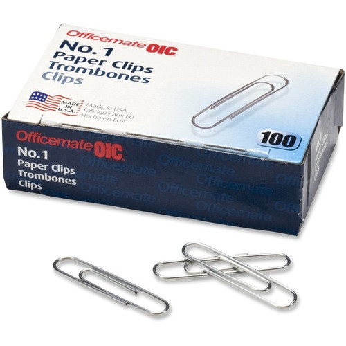 OFFICEMATE 99911 CLIPS,PAPER,STANDARD,#1
