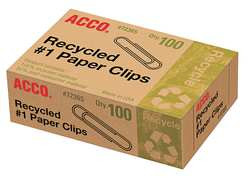 ACCO BRANDS USA LLC ACC72365 PAPER CLIP,SILVER,1 3/4IN L,PK1000