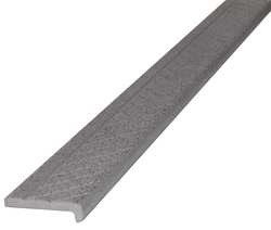 WOOSTER PRODUCTS AG101SP.3-3 SAFETY STAIR NOSING GRAY ALUM 3 FT W