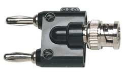 FLUKE BP881 BNC TO MALE DOUBLE STACKING BANANA PLUG