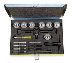 CLEVELAND C00614 TAP AND DIE SET M6 TO M18 16PC