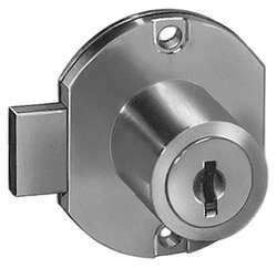 COMPX NATIONAL C8704-MKKD-3 DISC TUMBLER CAM DOOR LOCK BRGT BRS MKKD