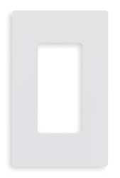 LUTRON CW-1-WH WALLPLATE 1-GANG DECORA WHITE