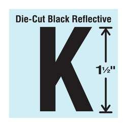 STRANCO INC DBV-1.5-K-10 DIE CUT LETTER LABEL K PK 10