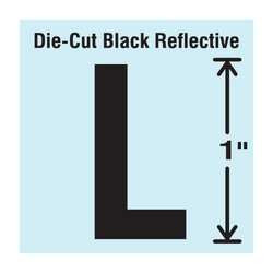 STRANCO INC DBV-1-L-10 DIE CUT LETTER LABEL L PK 10
