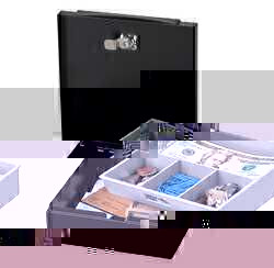 SENTRY SAFE DS-1 DRAWER SAFE STEEL KEY LOCK BLACK