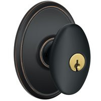 SCHLAGE F51A VSIE716WKF ENTRY SIENA AGED BRONZE WAKEFI
