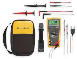 FLUKE Fluke 179/EDA2 Kit DIGITAL MULTIMETER, 1,000 V MAX DC, 0 V 