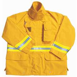 FIRE-DEX FS1J0511 WILDLAND COAT, YELLOW, XL