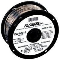 FI-SHOCK INC FW-00018D 17GA ALUM FENCE WIRE 250FT