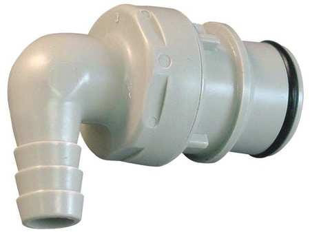 COLDER PRODUCTS CORPORATION HFCD23812 COUPLER POLYPROPYLENE GRAY PUSH IN