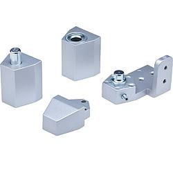 KABA ILCO IL-OP-10-LH-AL  FLUSH SETS OFFSET PIVOT HINGE HALF SURFACE 125 LB.