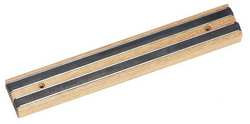 CRESTWARE KRW12 KNIFE RACK,MAGNETIC,12 IN,WOODEN