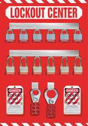 ACCUFORM SIGNS KST810 ACCUFORM KST810 STOPOUT® LOCKOUT ST