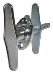 AMERICAN GARAGE DOOR LDTH516 OUTSIDE T HANDLE CHROME 5/16 X 4-1/2 IN