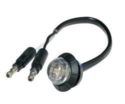 MAXXIMA M09300BCL COURTESY LIGHT 3/4IN LED BLUE CLEAR LENS