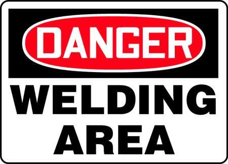 ACCUFORM SIGNS MWLD017VP DANGER SIGN,10X14",R AND BK/WHT,PLSTC