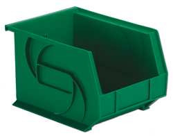 LEWIS BINS PB108-7 Green HANG/STACK BIN 7HX8-1/4WX10-3/4D GREEN