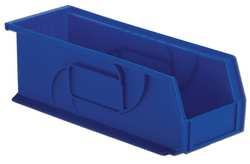 LEWIS BINS PB1405-5 Blue HANG/STACK BIN 5HX5-1/2WX14-3/4D BLUE