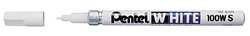 PENTEL PEN100WS PERMANENT MARKER FINE WHITE