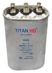 TITAN FASTENERS POCFD405A MOTOR RUN CAPACITOR 40/5 MFD 440V OVAL