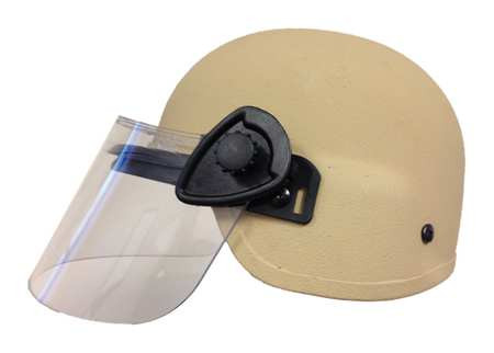 UNITED SHIELD PST SC650-IIIA-TNMD-DK5H150S FACE SHIELD TAN MEDIUM SHORT