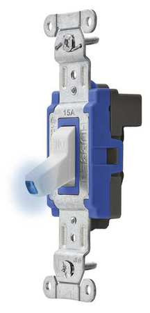 SNAPCONNECT SNAP1203ILWNA ILLUMINATED WALL SWITCH 3-WAY 15A WHT