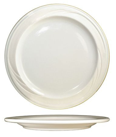 ITI Y-9 PLATE 9-3/4 DIA AMERICAN WHITE PK24