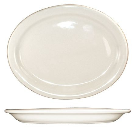 ITI VA-48 PLATTER 12-3/8X10 AMERICAN WHT PK12