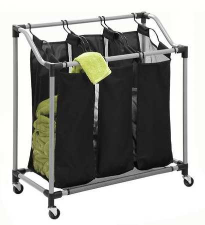 HONEY-CAN-DO SRT-01641 LAUNDRY SORTER 3-COMPARTMENT