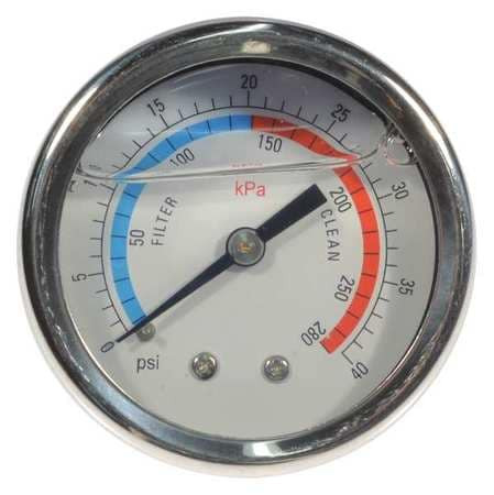 DAYTON PP06011009G OIL PRESSURE GAUGE WITH O-RING
