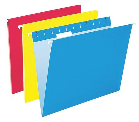 PENDAFLEX PFX81612 HANGING FILE FOLDERS ASSORTED PK25