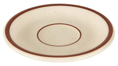 CRESTWARE SC21 SAUCER 6 IN. BROWN PK36