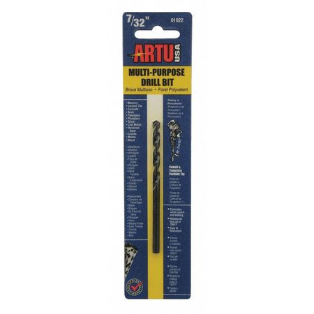 ARTU 01022 7/32X3.75 MULTI-PURP DRILL BIT