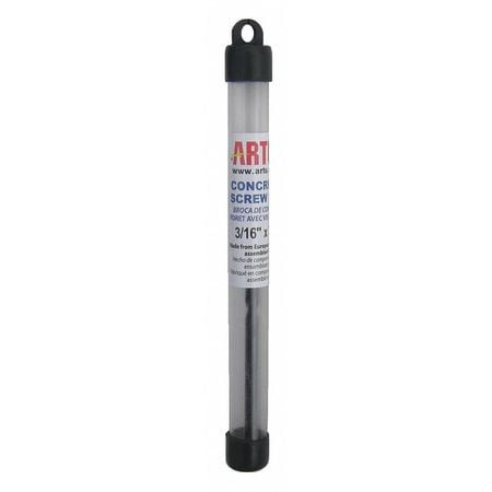 ARTU 01014 CONCRETE SCREW DRILL BIT 3/16 X 3-1/2