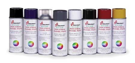 SKILCRAFT 01D4-160 INDUSTRIAL SPRAY PAINT SILVER 10 OZ.