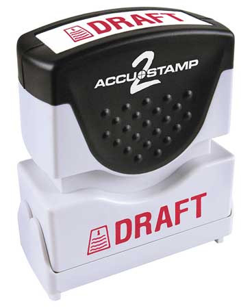 ACCUSTAMP 2 038850 MESSAGE STAMP,DRAFT