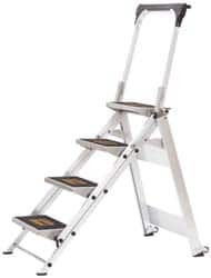 LITTLE GIANT LADDERS 10410BA SAFETY STEP ROLLING STEP STOOLS