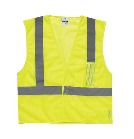 ML KISHIGO 1083-M HIGH VISIBILITY VEST CLASS 2 M LIME