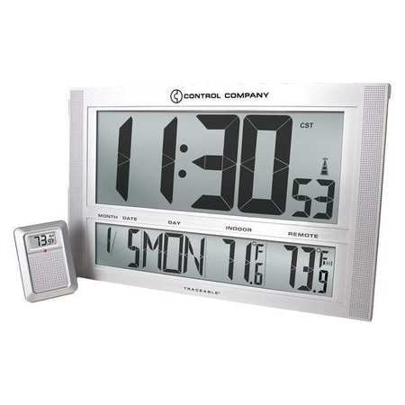 CONTROL COMPANY 1087 WALL CLOCK DIGITAL BATTERY
