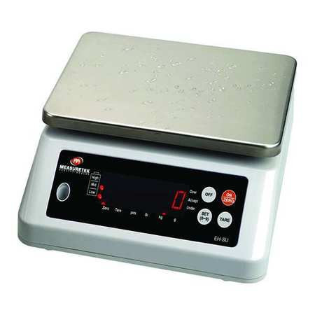 MEASURETEK 12R991 WASHDOWN BENCH SCALE DIGITAL 6KG/13 LB.