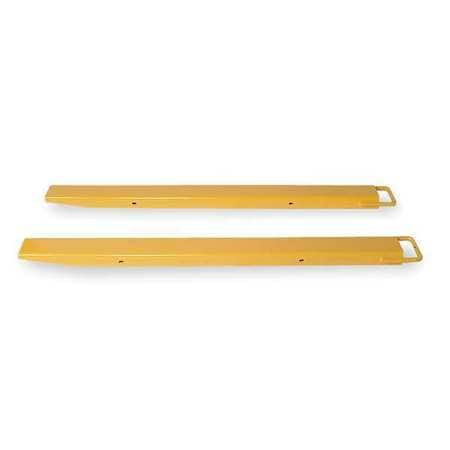 GRAINGER GLOBAL SOURCING 2KFG8 FORK EXTENSIONS YELLOW 4 X 72 IN PK2