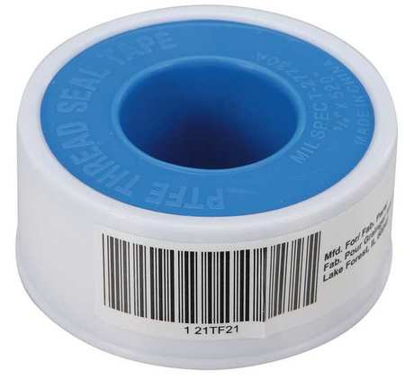 GRAINGER GLOBAL SOURCING 21TF21 SEALANT TAPE 3/4 X 520 IN