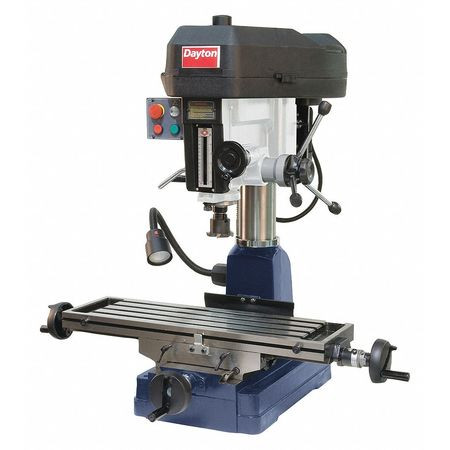 DAYTON 2LKP9 MILL/DRILL MACHINE 16 IN SWING 60HZ