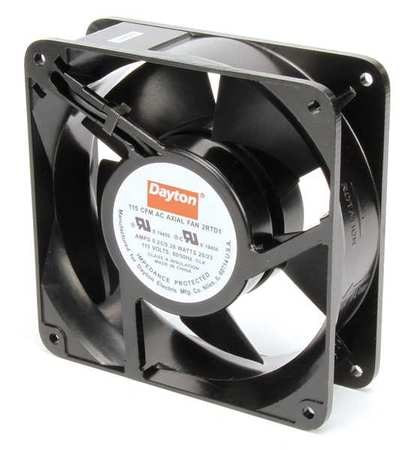 DAYTON 2RTD1 AXIAL FAN,SQUARE,4-11/16" H,115/95 CFM